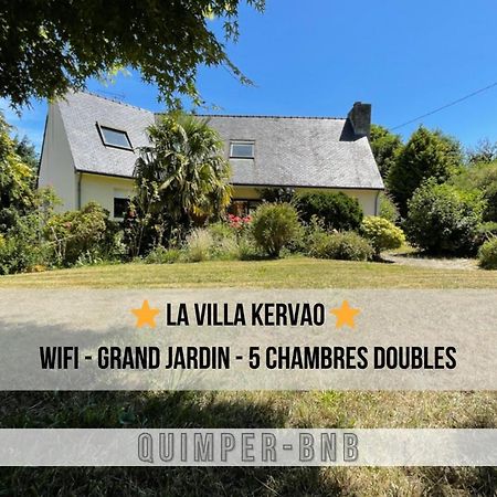 La Kervao - Maison 5 Chambres - Jardin - Terrasse - Internet Quimper Extérieur photo