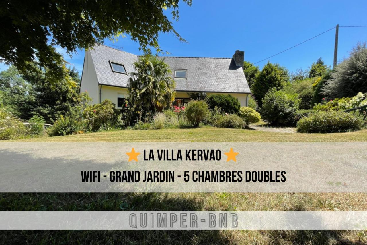 La Kervao - Maison 5 Chambres - Jardin - Terrasse - Internet Quimper Extérieur photo